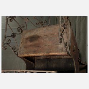 Historischer Pferdeschlitten