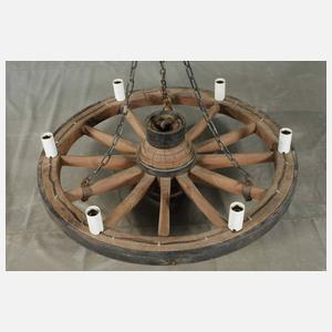 Paar große Radleuchter