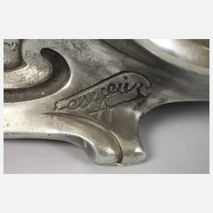 Große Figurenpendule Jugendstil