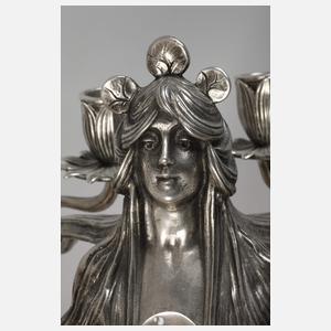 Paar große figürliche Leuchter