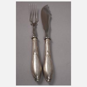 Silber Fischbesteck mit Vorlegern