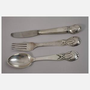 Silber großes Essbesteck Dänemark