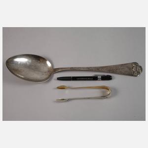 Silber zwei Vorlegeteile