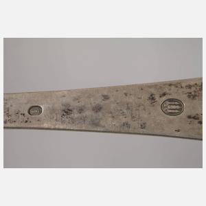 Silber zwei Vorlegeteile