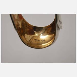 Silber zwei Vorlegeteile