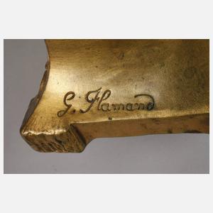 Georges Flamand, figürliche Vase