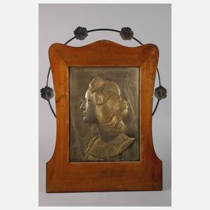 Albert Mayer, Paar Wandreliefs im Rahmen