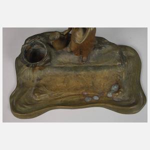 R. Kainz, figürliches Tintenfass