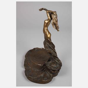 Figürliches Tintenfass Frankreich