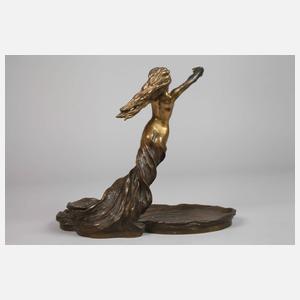 Figürliches Tintenfass Frankreich