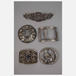 Konvolut Gürtelschließen