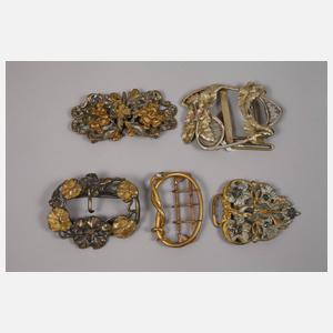 Konvolut Gürtelschließen