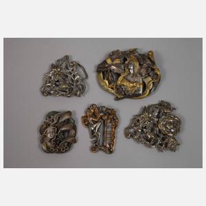 Konvolut Gürtelschließen