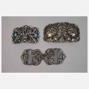 Konvolut Gürtelschließen