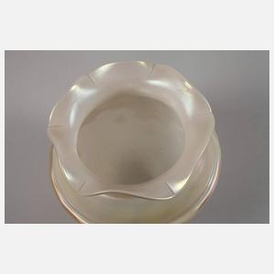 Jugendstilvase mit Messingmontierung