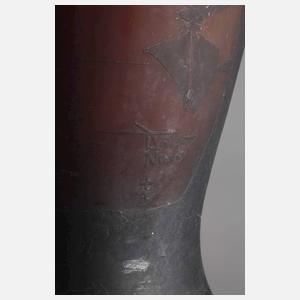 Daum Nancy Vase Landschaftsdekor