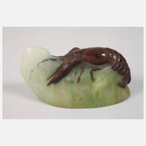 Almalric Walter & Henri Bergé Hummer Pâte de Verre