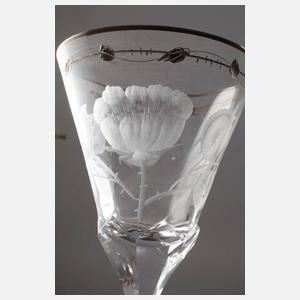 Moser Karlsbad Pokalglas "Rose"