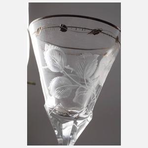Moser Karlsbad Pokalglas "Rose"