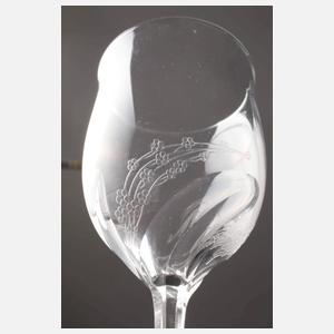 Sechs Stängelgläser "Düsseldorf"