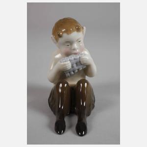 Fraureuth "Sitzender Faun mit Panflöte"