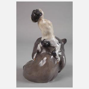 Kopenhagen "Faun, einen Bär neckend"