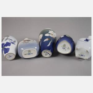 Kopenhagen Konvolut Vasen Floralmotive