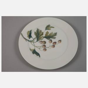 Meissen Speiseteller Fruchtzweigmalerei