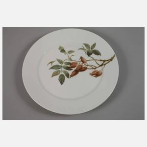 Meissen Speiseteller Fruchtzweigmalerei