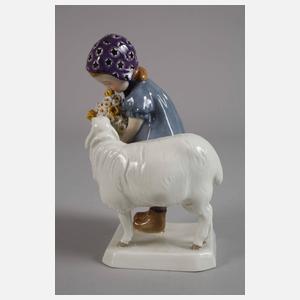 Meissen ”Mädchen mit Schaf”