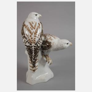 Meissen "Edelfalken auf Felsen"