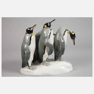 Meissen "Vier Königspinguine"