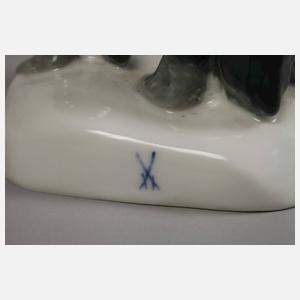 Meissen "Vier Königspinguine"