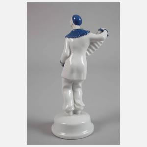 Rosenthal "Pierrot mit Harmonika (Musik-Clown)"
