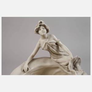 Royal Dux Böhmen figürliche Jardiniere