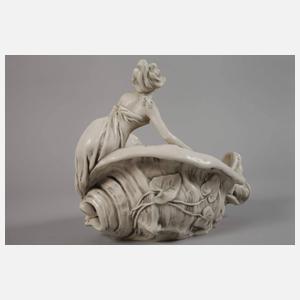 Royal Dux Böhmen figürliche Jardiniere