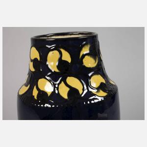 Tonwerke Kandern Vase Schlickermalerei