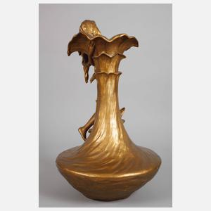 Goldscheider Wien figürliche Vase