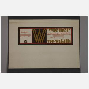 Konvolut Wiener Werkstätte