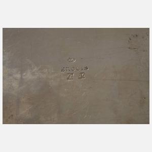 Kaffeekernstück und Tablett Ercuis