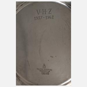 Silberteller mit Ansichten von Goslar