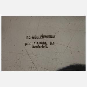 Silbertablett Eduard Wollenweber