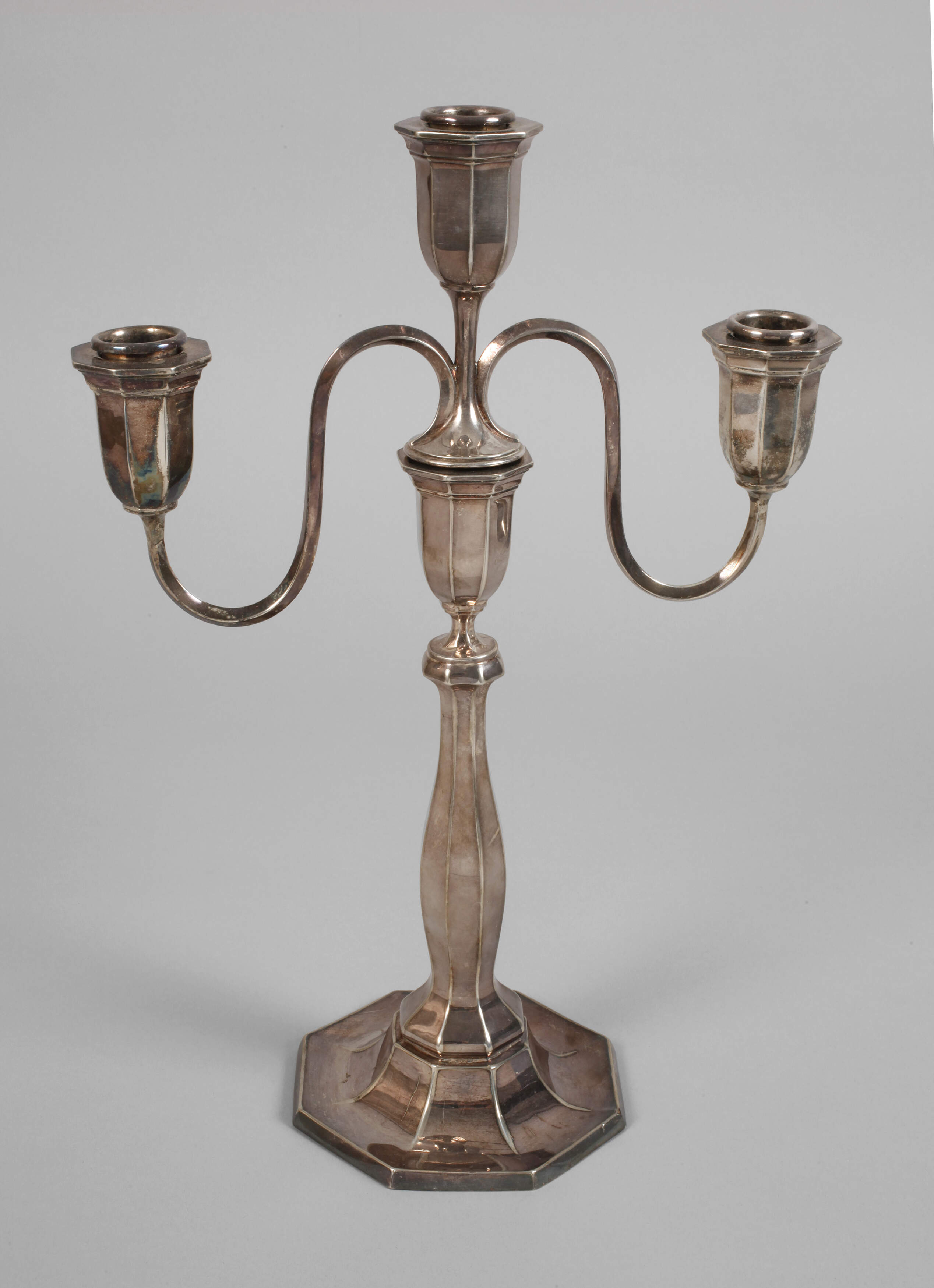 Silberleuchter Art déco