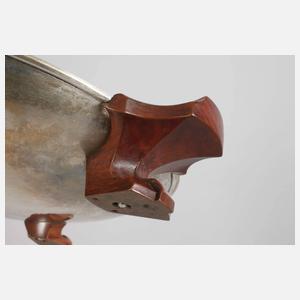 Ernst Treusch Große Silberschale Art déco