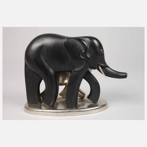 Elefantengruppe Art déco