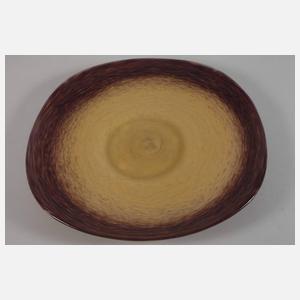 Verreries Schneider großer Obstteller