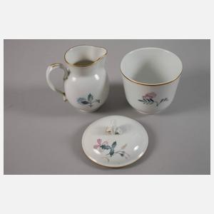 Meissen umfangreiches Kaffee-/Teeservice Art déco
