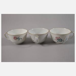 Meissen umfangreiches Kaffee-/Teeservice Art déco