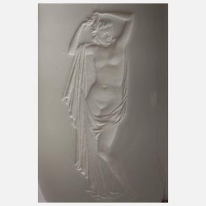 Nymphenburg Leuchtvase Allegorie "Entschleierte"