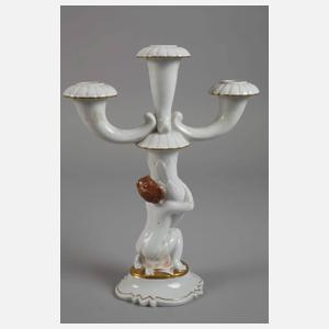 Rosenthal Leuchter "Kniender Putto mit Füllhorn"